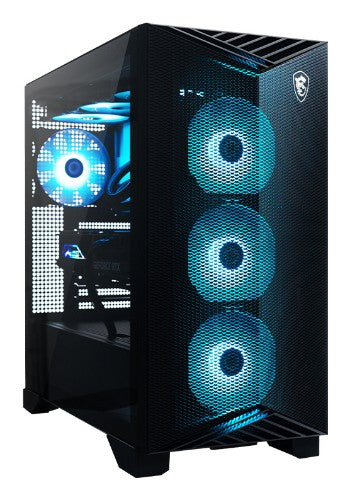 MSI Aegis ZS2 C9NVV-1277US AMD Ryzen™ 9 9900X 64 GB DDR5-SDRAM 2 TB SSD NVIDIA GeForce RTX 5080 Windows 11 Home Desktop PC Black