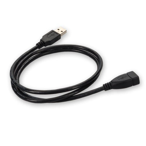 AddOn Networks USBEXTAA5MF USB cable USB 2.0 59.8" (1.52 m) USB A Black