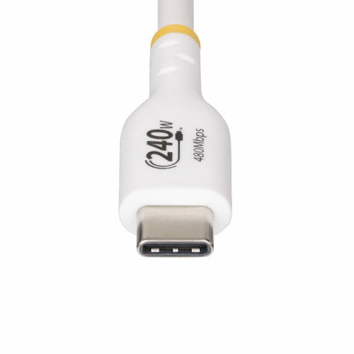 StarTech.com USB2EPR13FW USB cable USB 2.0 157.5" (4 m) USB C White
