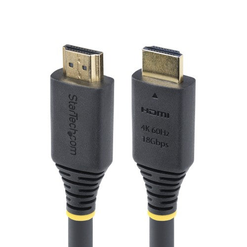 StarTech.com HDMI2-CABLE-4K60-5M HDMI cable 196.9" (5 m) HDMI Type A (Standard) Black