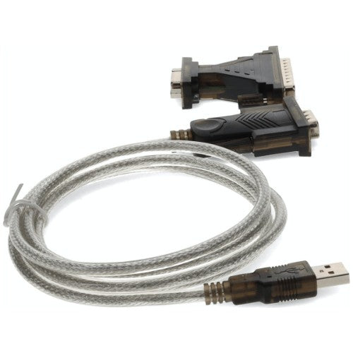 AddOn Networks USB2DB25 serial cable Silver 59.8" (1.52 m) USB Type-A D-sub (DB-25)