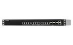 QNAP QSW-M5218P-6F12T-US network switch Managed L3 10G Ethernet (100/1000/10000) Power over Ethernet (PoE) 1U Black