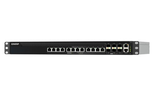 QNAP QSW-M5218P-6F12T-US network switch Managed L3 10G Ethernet (100/1000/10000) Power over Ethernet (PoE) 1U Black