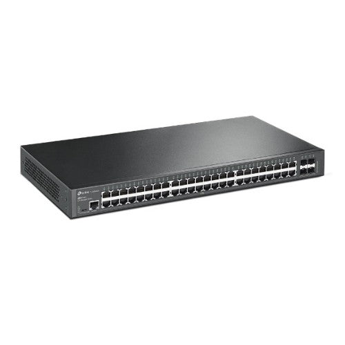 TP-Link JetStream TL-SG3452X network switch Managed L2+ Gigabit Ethernet (10/100/1000) 1U Black