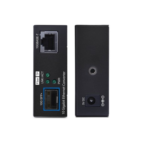 StarTech.com MCM10GSFP2 network media converter 10000 Mbit/s Multi-mode, Single-mode Black
