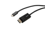 VisionTek 901289 video cable adapter 78.7" (2 m) USB Type-C DisplayPort Black