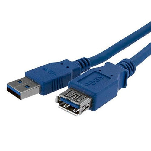 StarTech.com USB3SEXT1M USB cable USB 3.2 Gen 1 (3.1 Gen 1) 39.4" (1 m) USB A 5 Gbit/s Blue - Buy IT Solutions