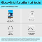 HP Premium Plus Photo Paper Glossy 80 lb 11 x 17 in. (279 x 432 mm) 25 sheets
