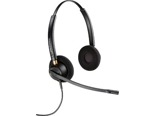 Poly EncorePro 520 - EncorePro 500 Series - Headset - Wired Headphone - Wired - On-Ear - Stereo - Speaker bandwidth: 20 Hz to 10 kHz - Poly standard two-year limited warranty - Noise reduction on outgoing voice audio