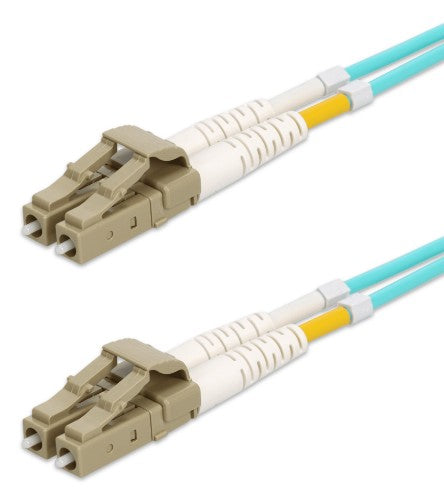 AddOn Networks ADD-LC-LC-15M5OM4LZ InfiniBand/fibre optic cable 590.6" (15 m) OFNG Aqua color, Beige