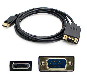 AddOn Networks DISPORT2VGAMM6B-5PK video cable adapter 71.7" (1.82 m) DisplayPort VGA (D-Sub) Black