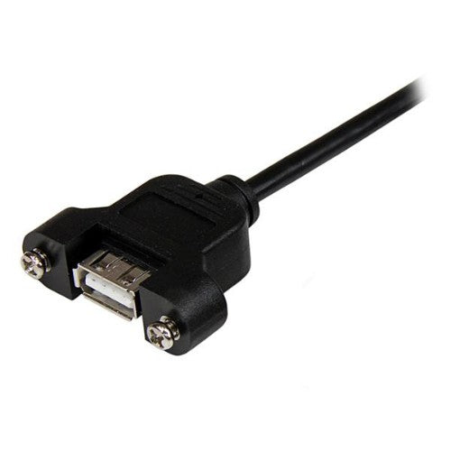 StarTech.com USBPNLAFAM3 USB cable USB 2.0 35.4" (0.9 m) USB A Black