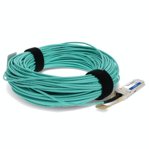 AddOn Networks JL278A-AO InfiniBand/fibre optic cable 787.4" (20 m) QSFP28 AOC Aqua color