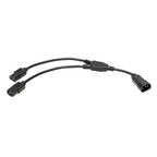Tripp Lite P004-18N-2C13 power cable Black 18" (0.457 m) C14 coupler 2 x C13 coupler