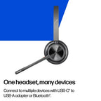 HP Poly Voyager 4320-M Microsoft Teams Certified USB-C Headset +BT700 dongle TAA
