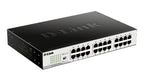 D-Link DGS-1024D network switch Unmanaged Gigabit Ethernet (10/100/1000) 1U Black, Silver
