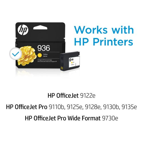 HP 936 Yellow Original Ink Cartridge