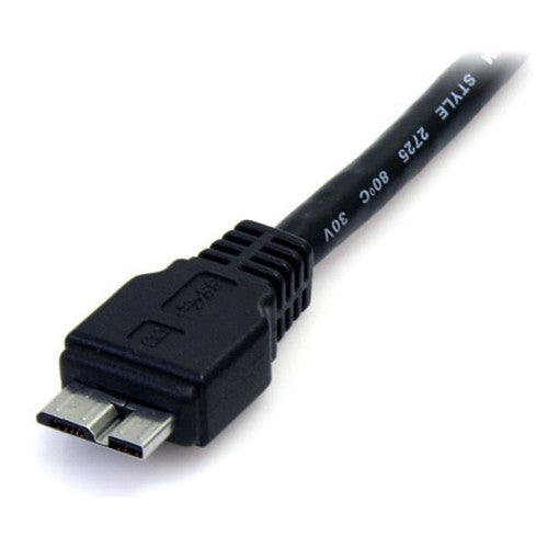 StarTech.com USB3AUB50CMB USB cable USB 3.2 Gen 1 (3.1 Gen 1) 19.7" (0.5 m) USB A Micro-USB B 5 Gbit/s Black