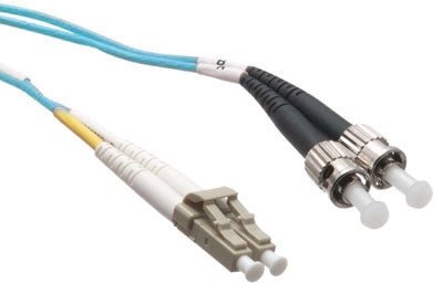 Axiom 3m, LC/ST InfiniBand/fibre optic cable 118.1" (3 m) OFNR OM3 Turquoise