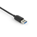 StarTech.com USB32HDVGA USB graphics adapter 3840 x 2160 pixels Black, Silver